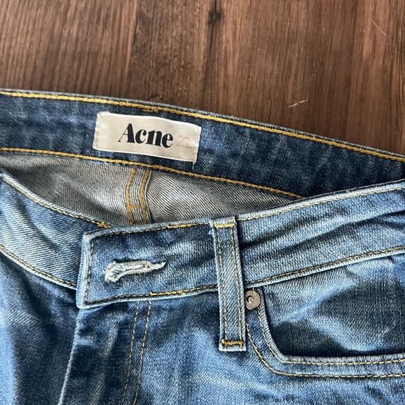 Acne dark wash low rise skinny jeans - Picture 2 of 6